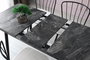 Hanah Home Mesa de comedor extensible Ay - 1182 Antracita